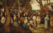 Pieter Brueghel the Younger The Preaching of St. John the Baptist. USA oil painting artist